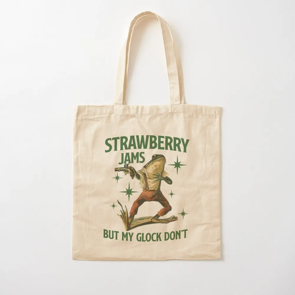 Strawberry Jams But My Glock Don't Tote Bag Eco bag Large bags for women canvas tote bags custom bags Canvas Tote Bag
Strawberry Jams But My Glock Don't Tote Bag Eco bag Large bags for women canvas tote bags custom bags Canvas Tote Bag