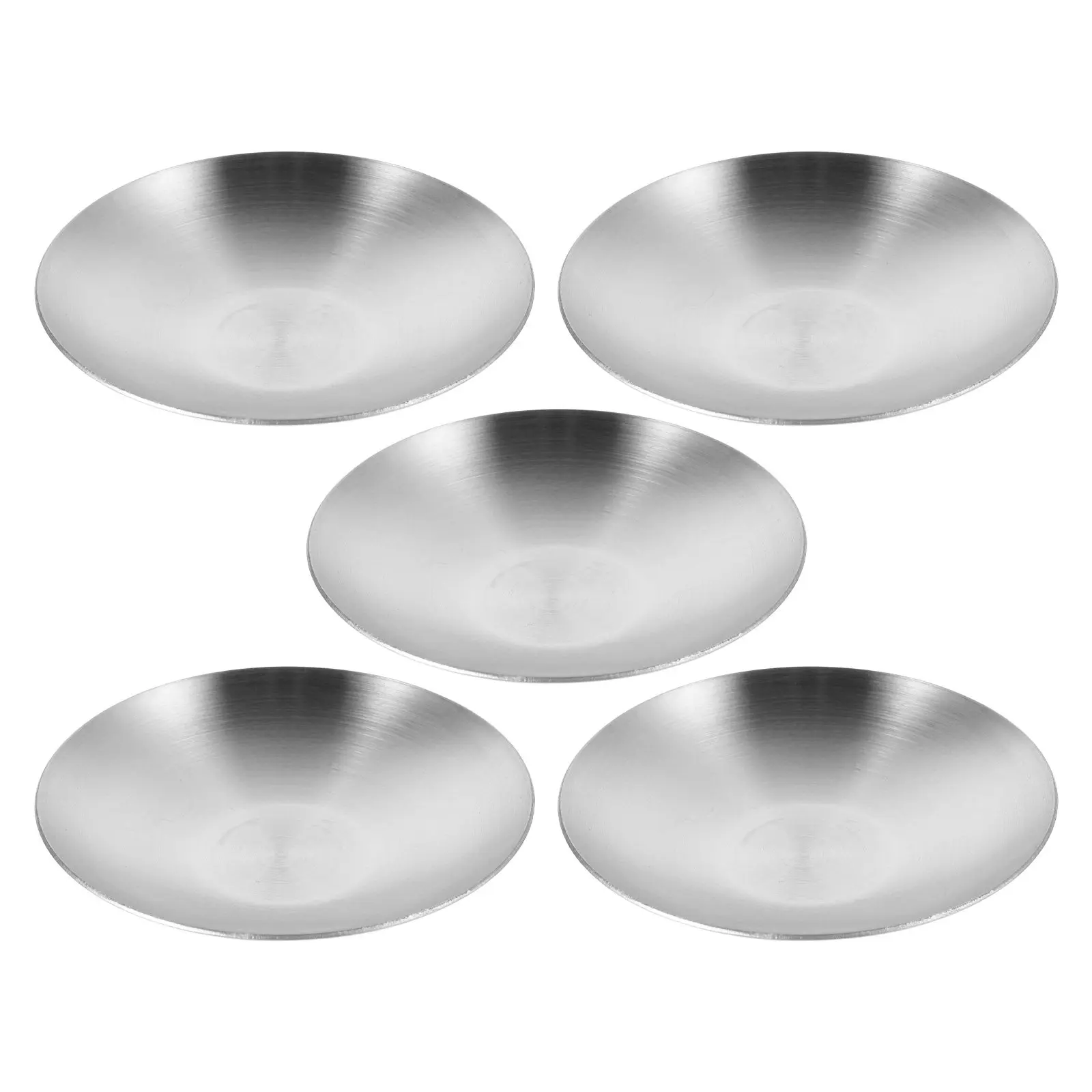 5Pcs Stainless Steel Round Seasoning Bowls Sturdy Mini Sauce Dishes for Soy Sauce Vinegar Dipping Condiment Serving
5Pcs Stainless Steel Round Seasoning Bowls Sturdy Mini Sauce Dishes for Soy Sauce Vinegar Dipping Condiment Serving
