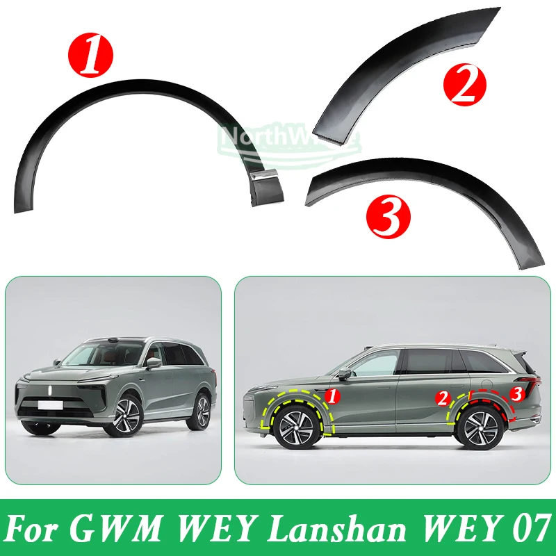 Car Wheel Eyebrow Fender Flare For GWM WEY Lanshan WEY 07 Wheel Arch Trim Molding Accessories
Car Wheel Eyebrow Fender Flare For GWM WEY Lanshan WEY 07 Wheel Arch Trim Molding Accessories
