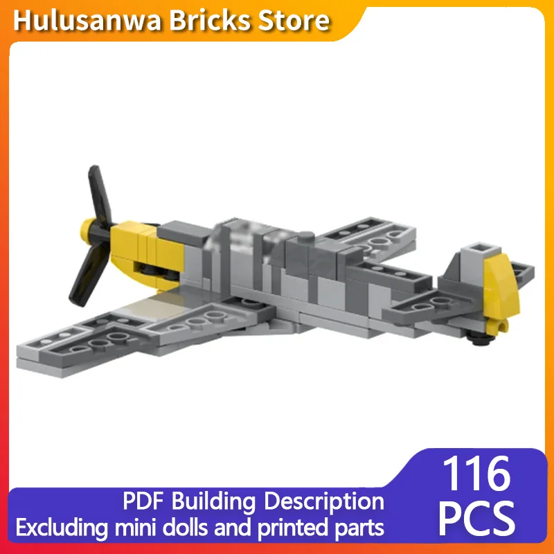BF-109 WW2 Military Fighter Jets Model MOC Building Bricks War Equipment Modular Technology Assemble Children Toys Gifts Holiday
BF-109 WW2 Military Fighter Jets Model MOC Building Bricks War Equipment Modular Technology Assemble Children Toys Gifts Holiday