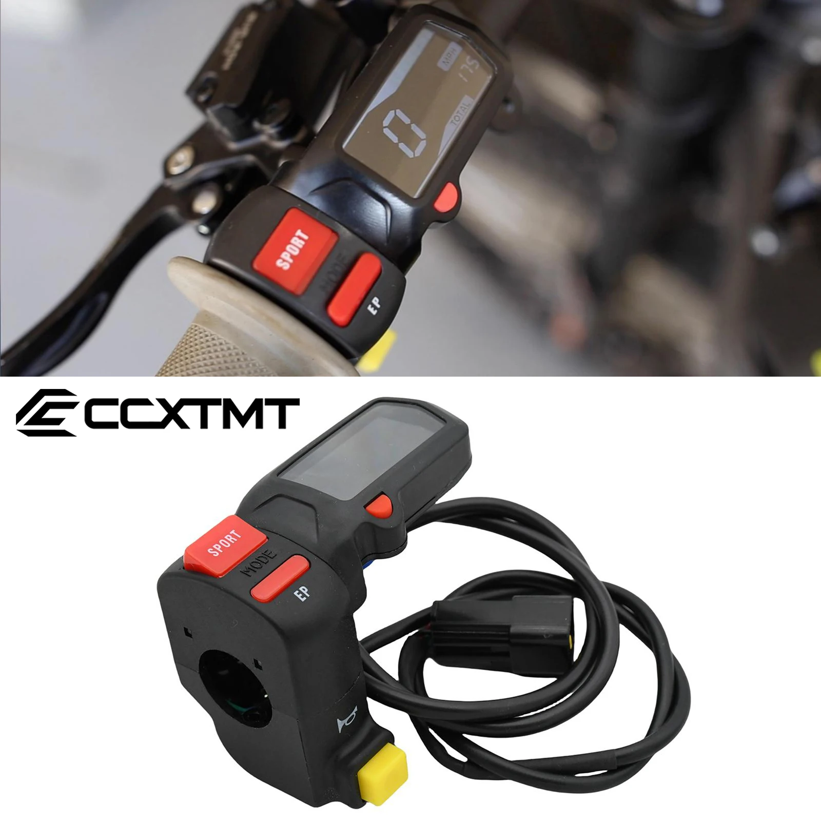 Electric Bike Hour Meter Speed Meter Assembly Speedometer SPORT/EP Power Mode Switch Horn Switch For Light Bee X&S For X260 X160
Electric Bike Hour Meter Speed Meter Assembly Speedometer SPORT/EP Power Mode Switch Horn Switch For Light Bee X&S For X260 X160