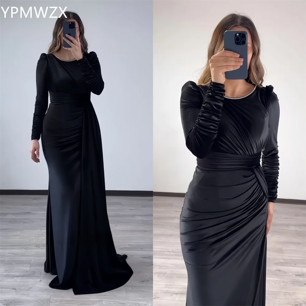 Customized Prom Gown Formal Women Party Occasion YPMWZX Scoop Neckline Mermaid Floor Length Skirts Ruffle Bespoke Occasion Dress
Customized Prom Gown Formal Women Party Occasion YPMWZX Scoop Neckline Mermaid Floor Length Skirts Ruffle Bespoke Occasion Dress