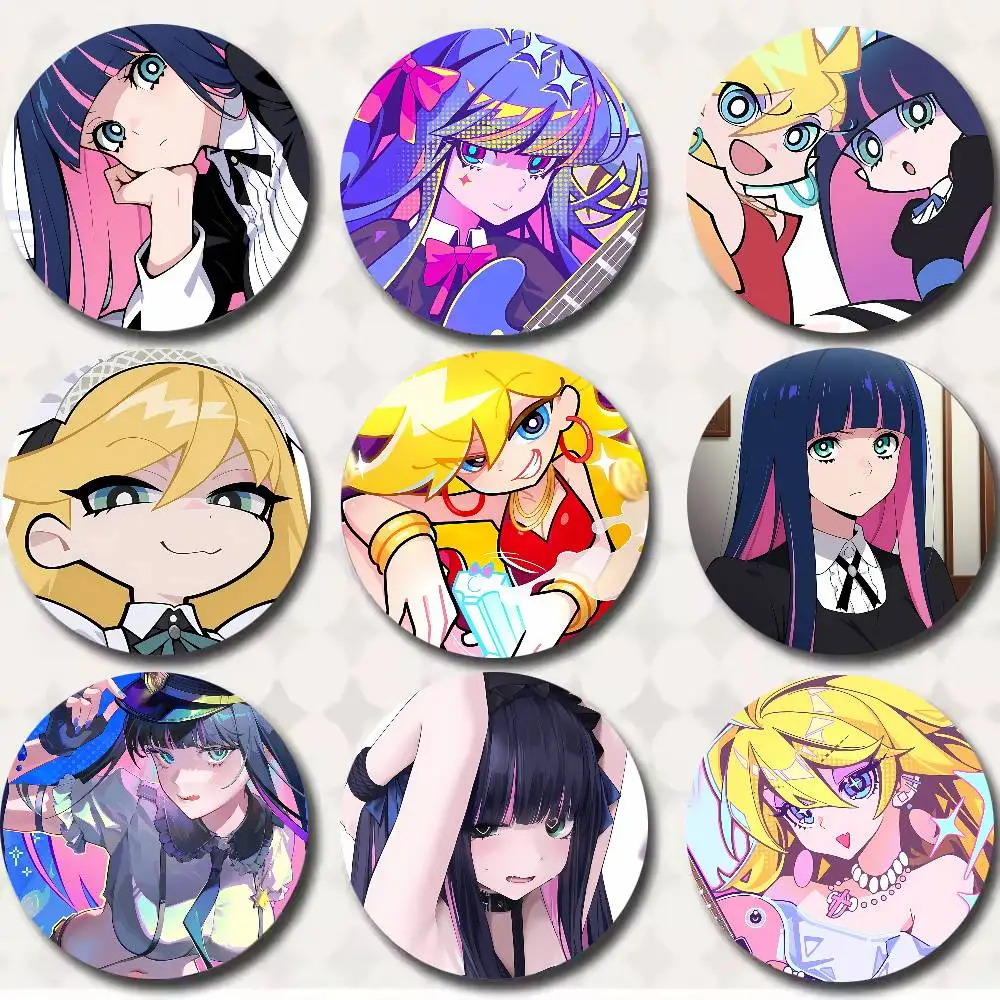 Fashion Anime P-Pantys And Stocking with Garterbelt Badge, Hot Anime Sister Character Brooch, Collectible Badge Bag Decoration
Fashion Anime P-Pantys And Stocking with Garterbelt Badge, Hot Anime Sister Character Brooch, Collectible Badge Bag Decoration