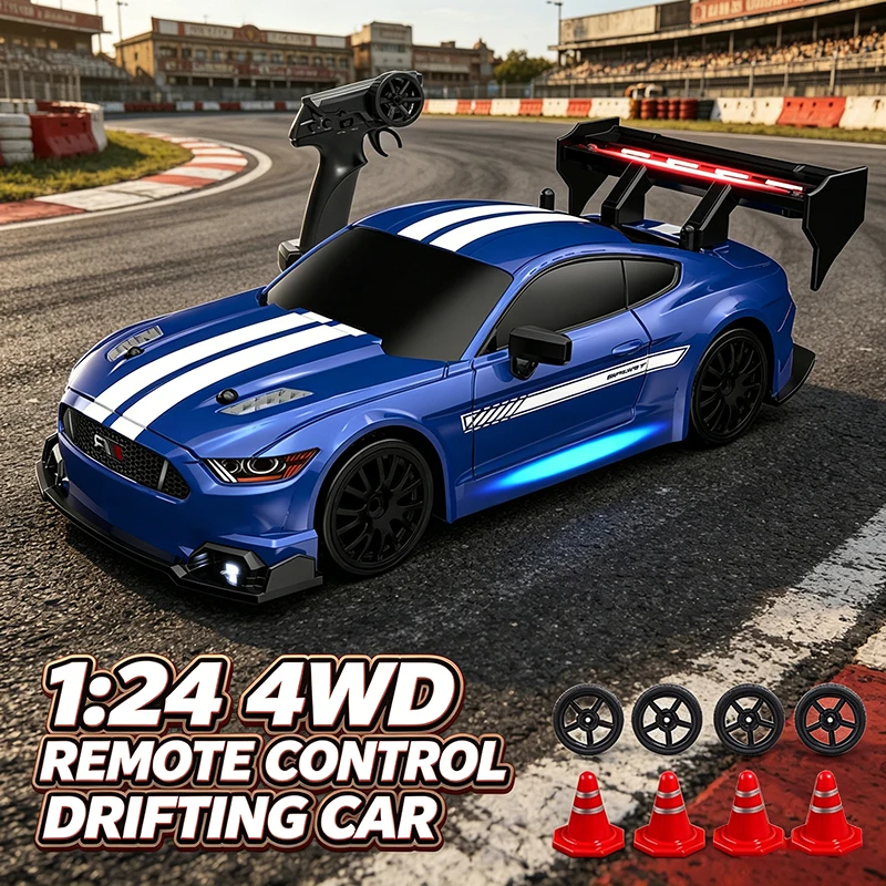 1:24 Rc Car 30Km/h Remote Control Racing Cars 4Wd Rc Drifting Vehicle with Led Light Electric Simulated Model Children Gift
1:24 Rc Car 30Km/h Remote Control Racing Cars 4Wd Rc Drifting Vehicle with Led Light Electric Simulated Model Children Gift