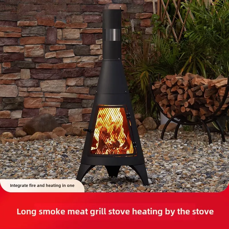 Outdoor heating stove Garden fire Long chimney Bonfire stove Household fireplace Wood stove B & B Vintage camping fire
Outdoor heating stove Garden fire Long chimney Bonfire stove Household fireplace Wood stove B & B Vintage camping fire