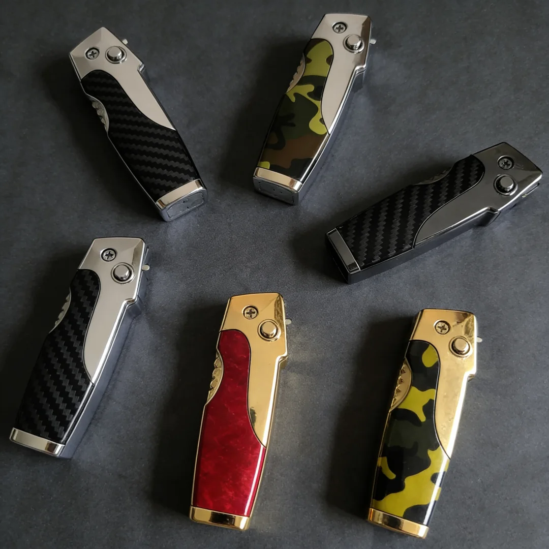 Metal Outdoor High-quality Gas Lighter Windproof Blue Torch Is An Important Tool for Men's Camping Survival
Metal Outdoor High-quality Gas Lighter Windproof Blue Torch Is An Important Tool for Men's Camping Survival