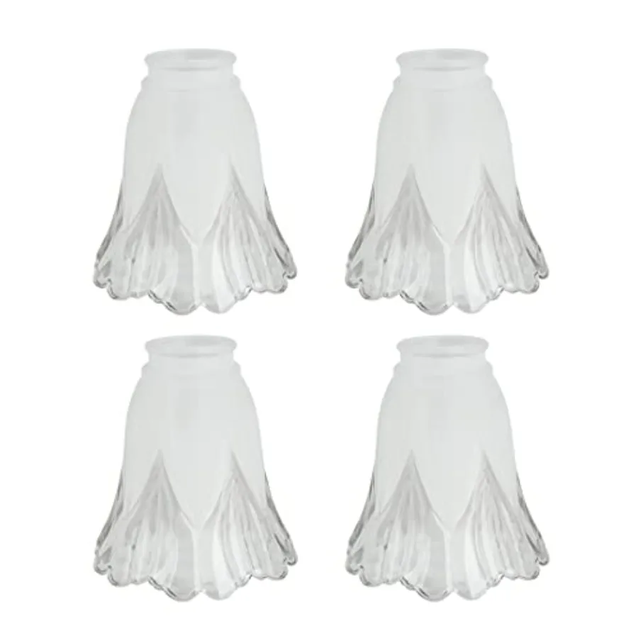 23160-4 Transitional Clear and Sandblasted Ceiling Fan Replacement Glass Shade 2-1/8" Fitter 5-1/4" Diameter x 5-1/8" Height 4
23160-4 Transitional Clear and Sandblasted Ceiling Fan Replacement Glass Shade 2-1/8" Fitter 5-1/4" Diameter x 5-1/8" Height 4