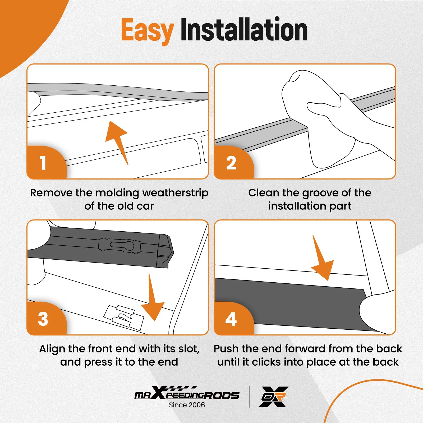 Roof Moulding Trim Weatherstrip Left&Right for Toyota Prius C 2012-2019
Roof Moulding Trim Weatherstrip Left&Right for Toyota Prius C 2012-2019