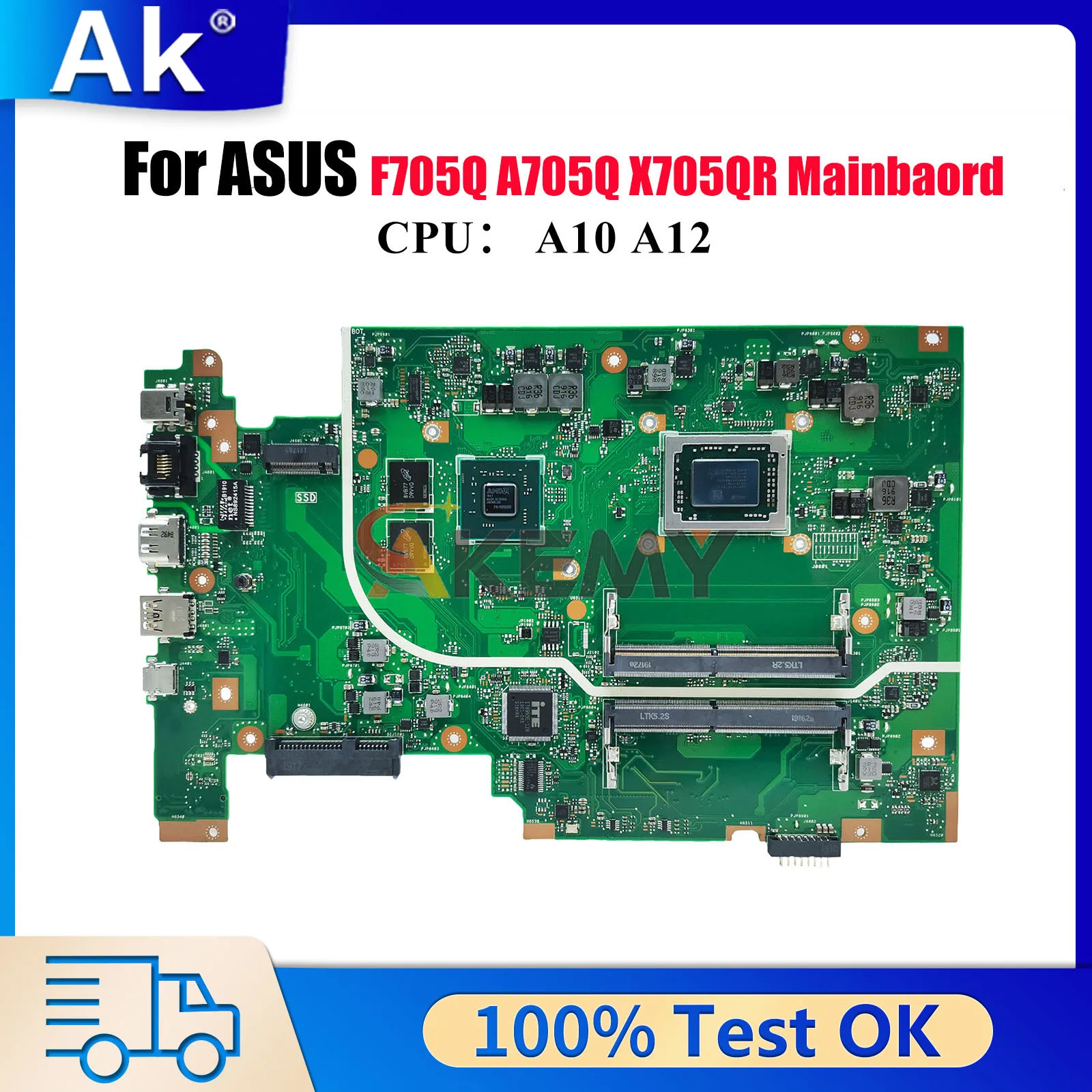 X705QA Laptop Motherboard For ASUS VivoBook A705Q X705Q X705QR F705Q Notebook Mainboard With A10 A12 CPU 100% tests OK fast ship
X705QA Laptop Motherboard For ASUS VivoBook A705Q X705Q X705QR F705Q Notebook Mainboard With A10 A12 CPU 100% tests OK fast ship