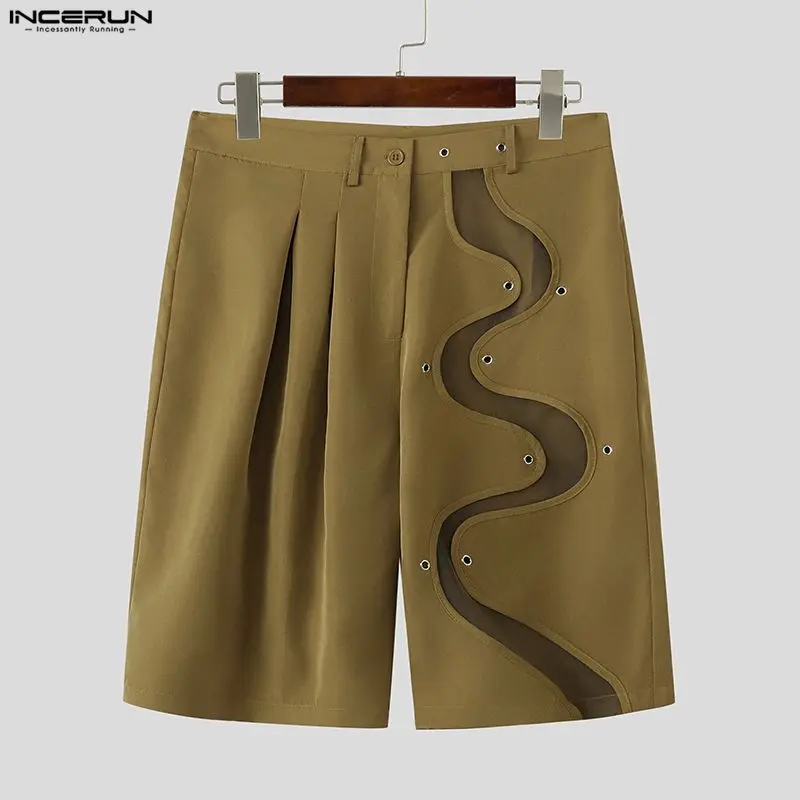 INCERUN Men's Shorts Mesh Patchwork See Through Button Man Bottoms Streetwear Loose Summer 2026 Fashion Casual Shorts For Man
INCERUN Men's Shorts Mesh Patchwork See Through Button Man Bottoms Streetwear Loose Summer 2026 Fashion Casual Shorts For Man
