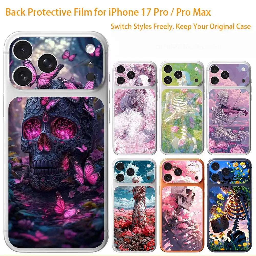 Skeleton Skull Art For iPhone 17 Pro 17 Pro max Protective Film for Back, Frame, Camera
Skeleton Skull Art For iPhone 17 Pro 17 Pro max Protective Film for Back, Frame, Camera