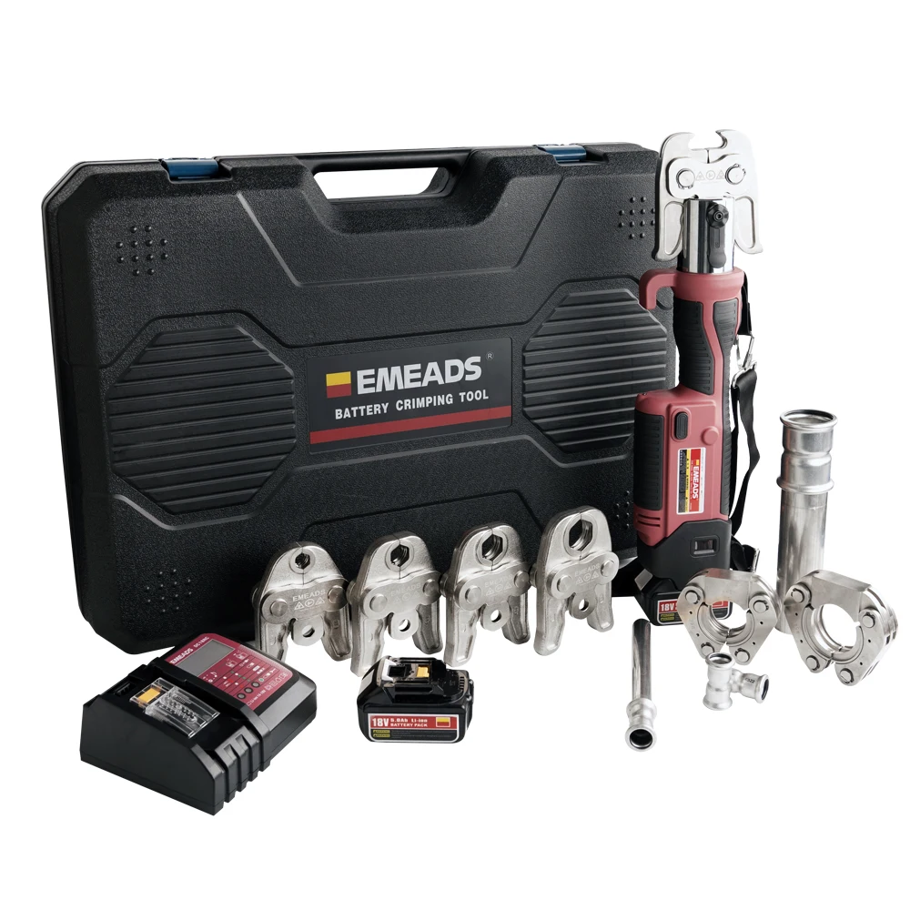 Emeads GE-1550 Pipe Crimping Electric Hydraulic Tool Plumbing Press Battery Copper Tools
Emeads GE-1550 Pipe Crimping Electric Hydraulic Tool Plumbing Press Battery Copper Tools