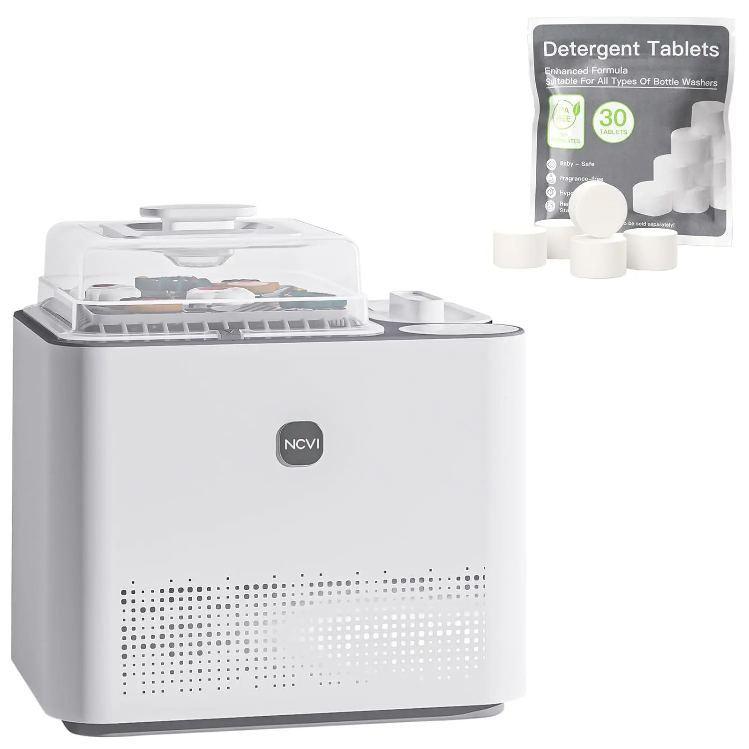 Baby Bottle Cleaning Machine Electric 360° 4-in-1 Bottle Sterilizer (Wash | Sterilize | Dry | Store) 49-Minute Intensive Wash
Baby Bottle Cleaning Machine Electric 360° 4-in-1 Bottle Sterilizer (Wash | Sterilize | Dry | Store) 49-Minute Intensive Wash