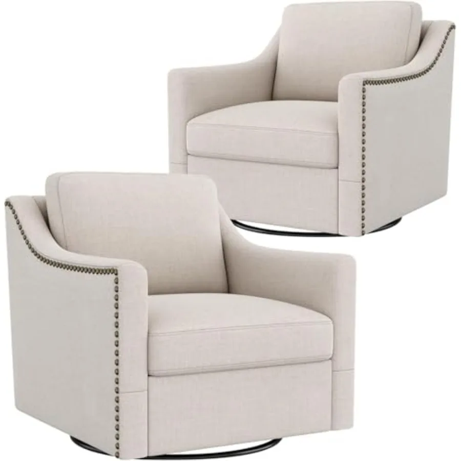 Swivel Accent Chair Armchair Bronze Nail Decoration Comfy Living Room Chair, Single Sofa Chair Reading Chairs, for Living Room
Swivel Accent Chair Armchair Bronze Nail Decoration Comfy Living Room Chair, Single Sofa Chair Reading Chairs, for Living Room