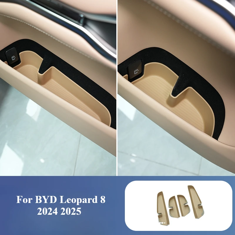 For BYD Leopard 8 2024 2025 Car Door Storage Box TPE Waterproof Front Rear Door Side Organizer Interior Stowing Accessories
For BYD Leopard 8 2024 2025 Car Door Storage Box TPE Waterproof Front Rear Door Side Organizer Interior Stowing Accessories