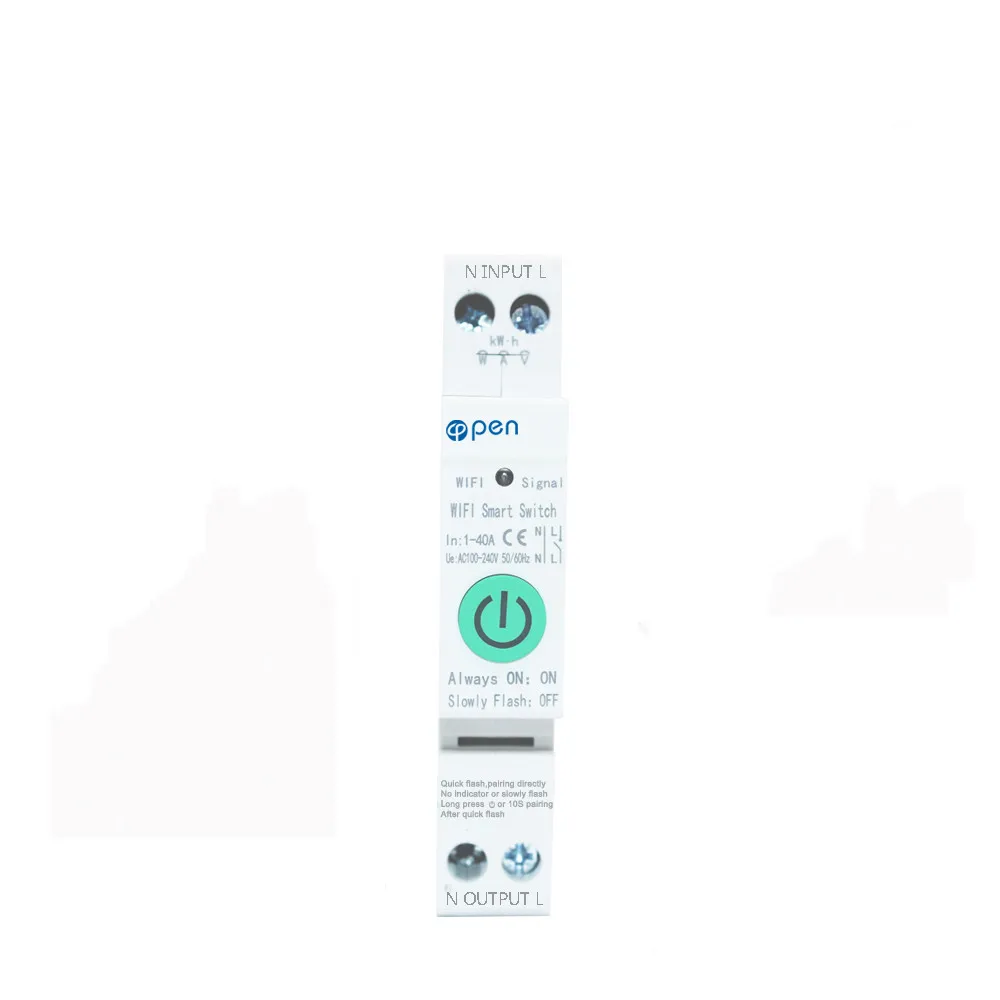 Tuya Single Open Electric Phase 63A Din Rail WIFI Smart Energy Meter timer Power Consumption Monitor kWh Meter 110V 220V 50/60Hz
Tuya Single Open Electric Phase 63A Din Rail WIFI Smart Energy Meter timer Power Consumption Monitor kWh Meter 110V 220V 50/60Hz