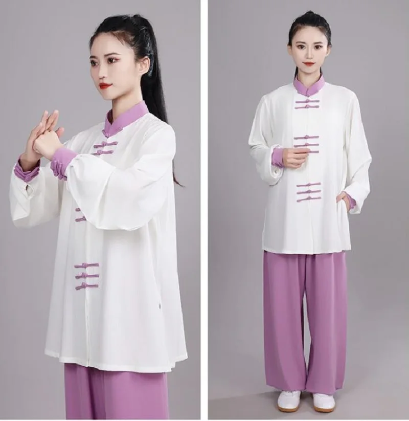 New Women's Chinese Style Tai Chi Sport Suits Long Sleeve Kung Fu Martial Arts Performance Clothing Jacket Pants Sets XS-3XL
New Women's Chinese Style Tai Chi Sport Suits Long Sleeve Kung Fu Martial Arts Performance Clothing Jacket Pants Sets XS-3XL