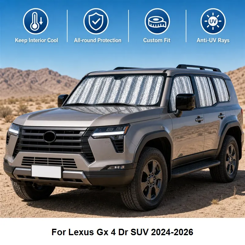 For Lexus Gx 4 Dr SUV 2024-2026 Full Set Car Window Sunshades UV Block Privacy Heat Insulated Foldable Car Curtain
For Lexus Gx 4 Dr SUV 2024-2026 Full Set Car Window Sunshades UV Block Privacy Heat Insulated Foldable Car Curtain
