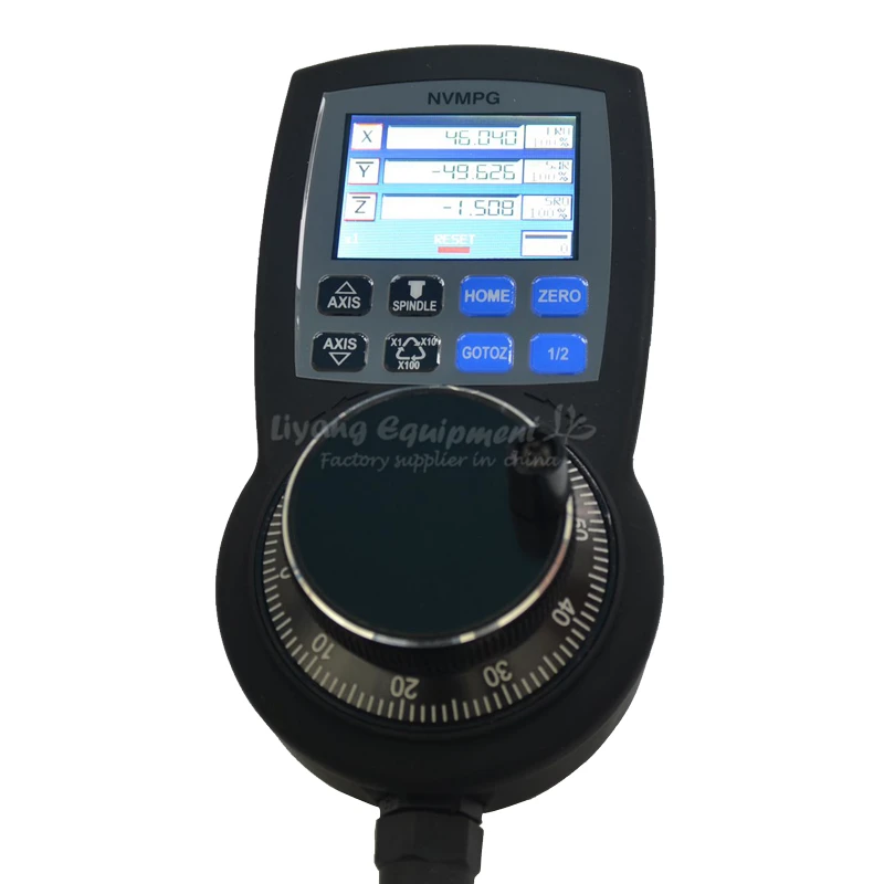 CNC 6 Axis Handwheel Mach3 MPG Pendant Manual Pulse Generator NVMPG hand wheel serial communication with LCD display
CNC 6 Axis Handwheel Mach3 MPG Pendant Manual Pulse Generator NVMPG hand wheel serial communication with LCD display