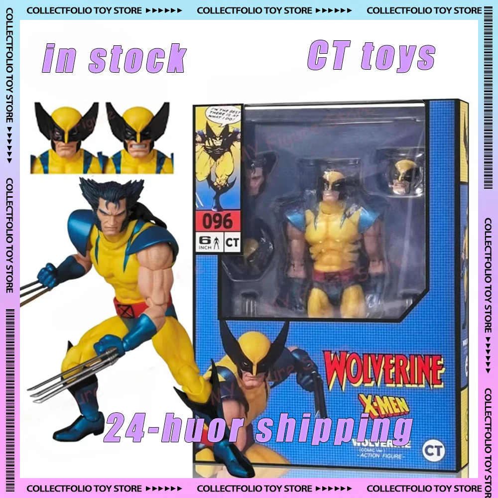 In Stock Ct Toys Wolverine Action Figure MAFEX No.096 Anime Figures X-Men Figurine Deadpool Wolverine PVC Statue Ornament Model
In Stock Ct Toys Wolverine Action Figure MAFEX No.096 Anime Figures X-Men Figurine Deadpool Wolverine PVC Statue Ornament Model