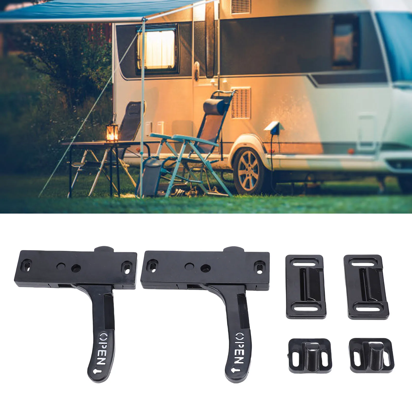 RV Screen Door Handle Replacement Kit Strong Construction Aluminum for Motorhome Trailer RV Screen Door Left Handle
RV Screen Door Handle Replacement Kit Strong Construction Aluminum for Motorhome Trailer RV Screen Door Left Handle