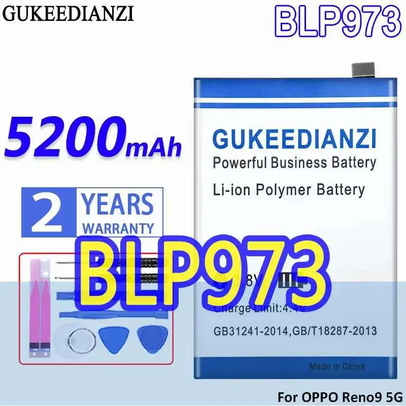 Long-Lasting Performance BLP973 Safe Mobile Phone Battery 5200Mah For Oppo Reno9 5G PHM110 Reno 9 Pro PGX110
Long-Lasting Performance BLP973 Safe Mobile Phone Battery 5200Mah For Oppo Reno9 5G PHM110 Reno 9 Pro PGX110