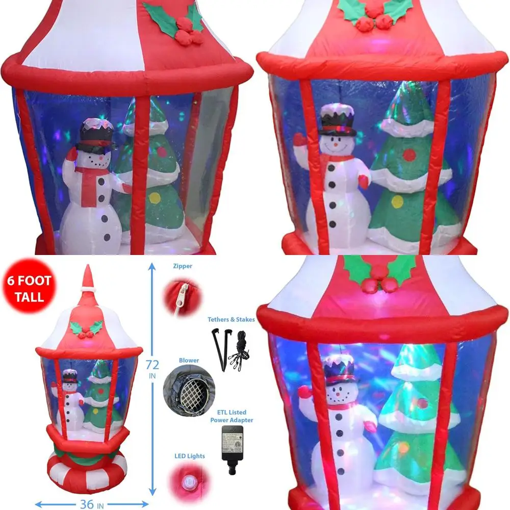 Christmas Outdoor Snowman Tree Inflatable Lantern with LED Lights, Self-Inflating, Weather-Resistant Yard Decoration
Christmas Outdoor Snowman Tree Inflatable Lantern with LED Lights, Self-Inflating, Weather-Resistant Yard Decoration