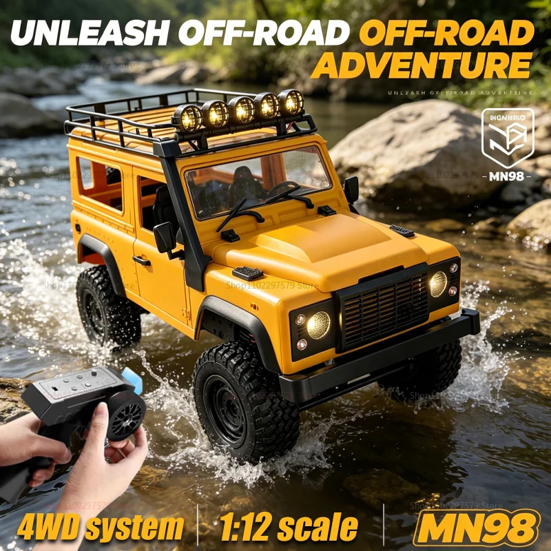 MN Model RC Car MN99s MN98 2.4G 4WD RC Rock Crawler Defender Remote Control Car 1/12 Full scale RC Truck for Kid Outdoor Car Toy
MN Model RC Car MN99s MN98 2.4G 4WD RC Rock Crawler Defender Remote Control Car 1/12 Full scale RC Truck for Kid Outdoor Car Toy