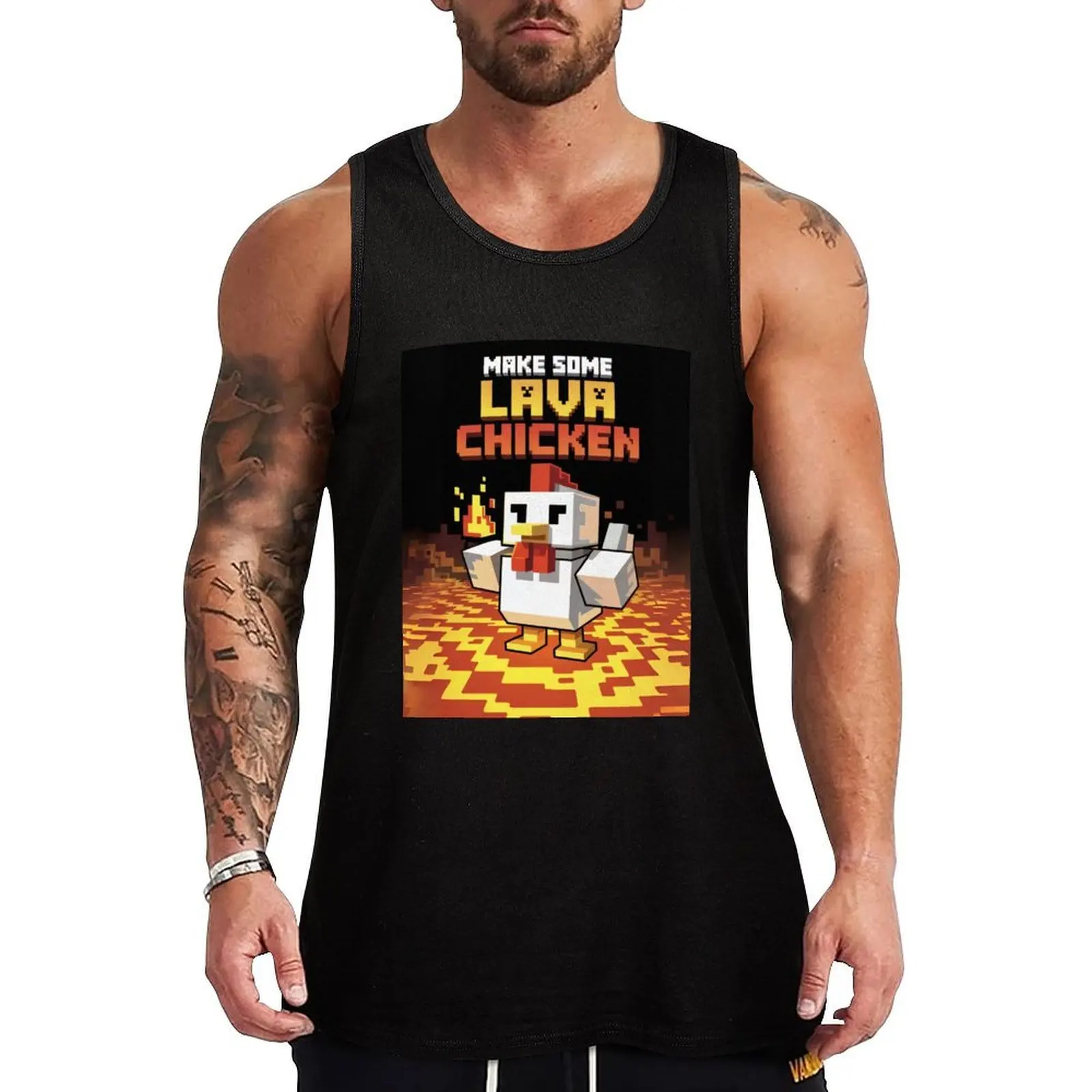 Make Some Lava Chicken Tank Top summer clothes man 2025 Vests gym top gym Men's t-shirts
Make Some Lava Chicken Tank Top summer clothes man 2025 Vests gym top gym Men's t-shirts