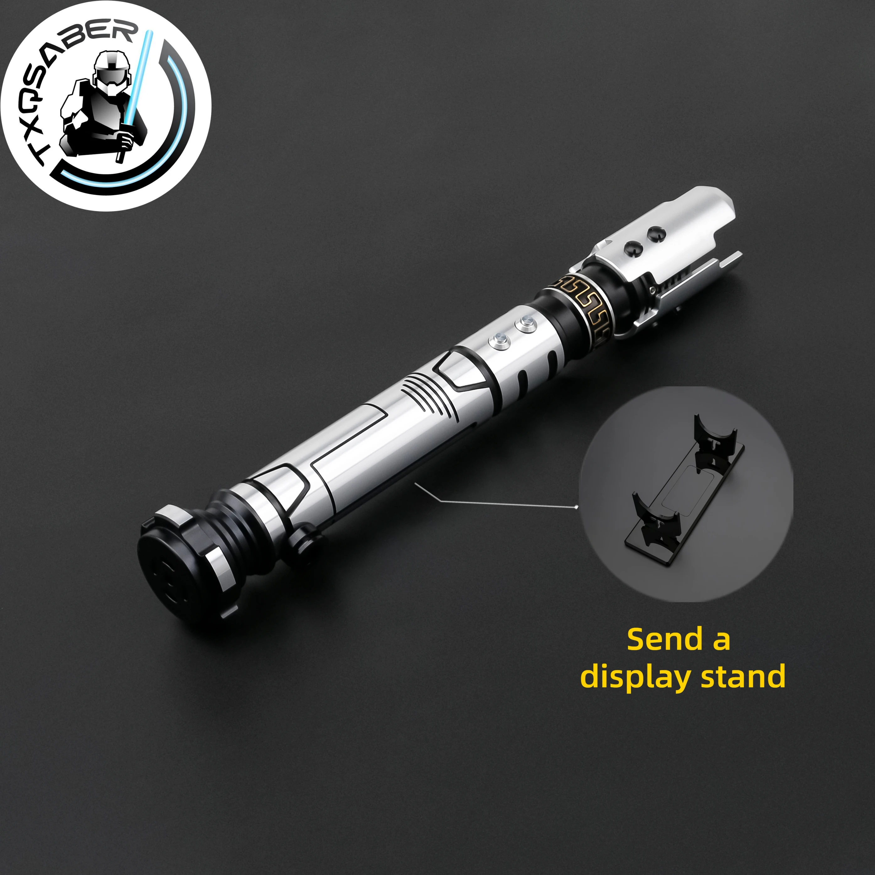 TXQSABER Lightsaber Judger SDRGB SNV4 no Blade Metal Hilt Smooth Swing FOC Heavy Dueling Lightsaber for Adult Cosplay Toys
TXQSABER Lightsaber Judger SDRGB SNV4 no Blade Metal Hilt Smooth Swing FOC Heavy Dueling Lightsaber for Adult Cosplay Toys