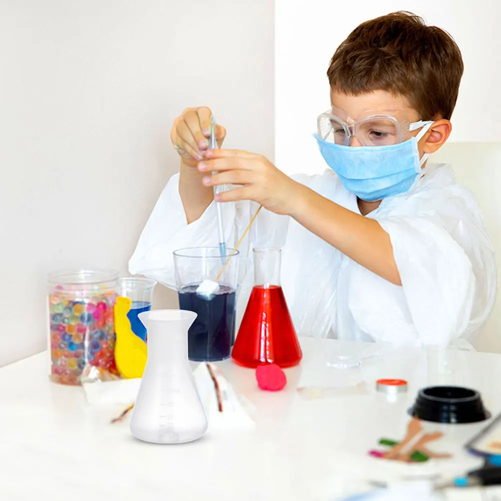8 Pcs Conical Flask Set 50ml Plastic Lab Erlenmeyer Flasks Narrow Neck Graduated Science Experiment Reusable Laboratory
8 Pcs Conical Flask Set 50ml Plastic Lab Erlenmeyer Flasks Narrow Neck Graduated Science Experiment Reusable Laboratory