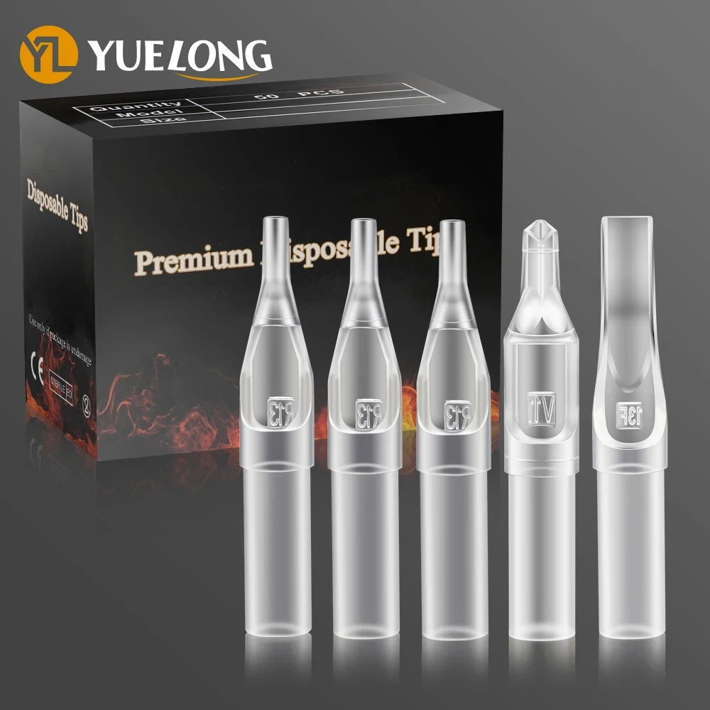 50pcs Disposable Tattoo Tips RT DT FT Transparent Assorted Plastic Tattoo Tubes Tip for RL RS M1 RM Tattoo Needle Accessories
50pcs Disposable Tattoo Tips RT DT FT Transparent Assorted Plastic Tattoo Tubes Tip for RL RS M1 RM Tattoo Needle Accessories