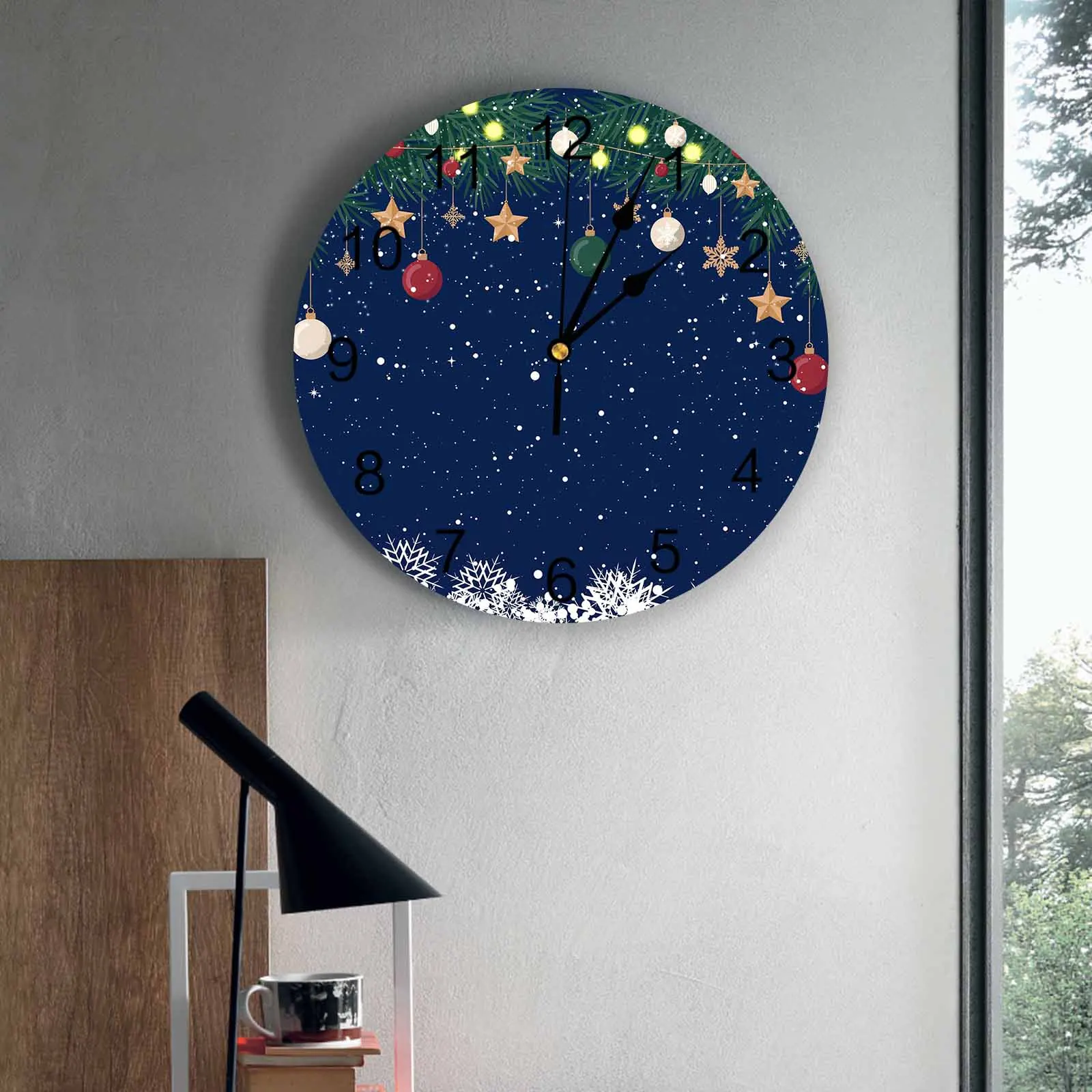 Bedroom Wall Clocks Modern Style Christmas Ball Living Room Clocks Ornaments Baby Room Study Mute Wall Clocks
Bedroom Wall Clocks Modern Style Christmas Ball Living Room Clocks Ornaments Baby Room Study Mute Wall Clocks