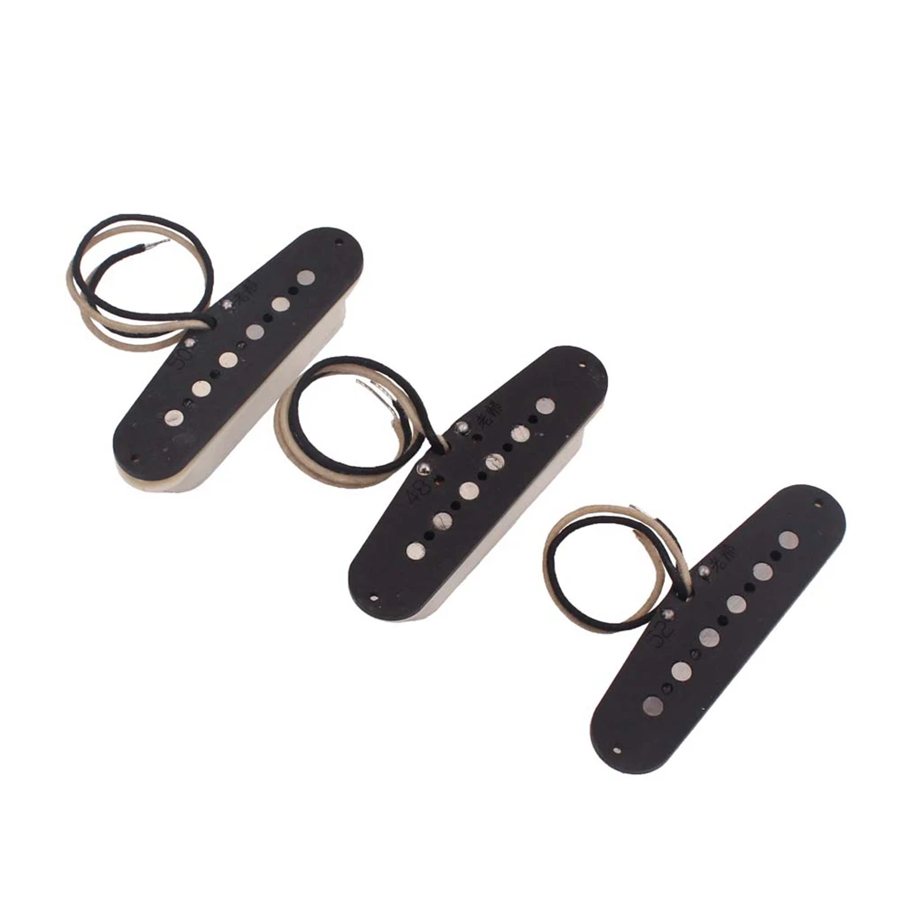 Pickup Set 48/50/52Mm Single Coil Replacement For Electric Guitar Neck Bridge Parts Accessories Sturdy Abs Bobbin Copper Wire
Pickup Set 48/50/52Mm Single Coil Replacement For Electric Guitar Neck Bridge Parts Accessories Sturdy Abs Bobbin Copper Wire