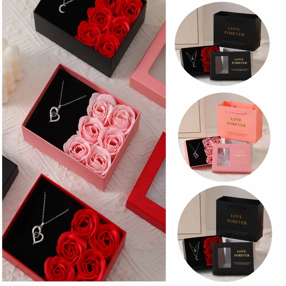 Exquisite Jewelry Box Couple Gift Ring Necklace Packaging Romantic Flowers Gift Box Jewelry Display Box
Exquisite Jewelry Box Couple Gift Ring Necklace Packaging Romantic Flowers Gift Box Jewelry Display Box