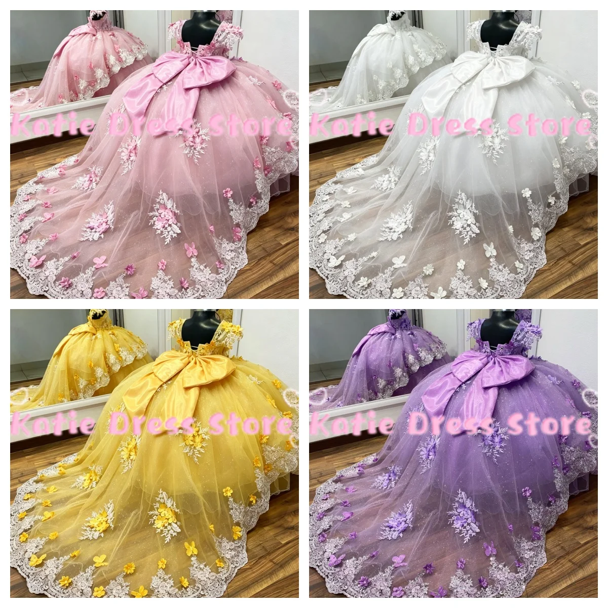 Elegant Flower Girl Dress For Wedding Tulle Puffy Lace pplique With Bow Kids Birthday Party First Communion Ball Gowns Custom
Elegant Flower Girl Dress For Wedding Tulle Puffy Lace pplique With Bow Kids Birthday Party First Communion Ball Gowns Custom