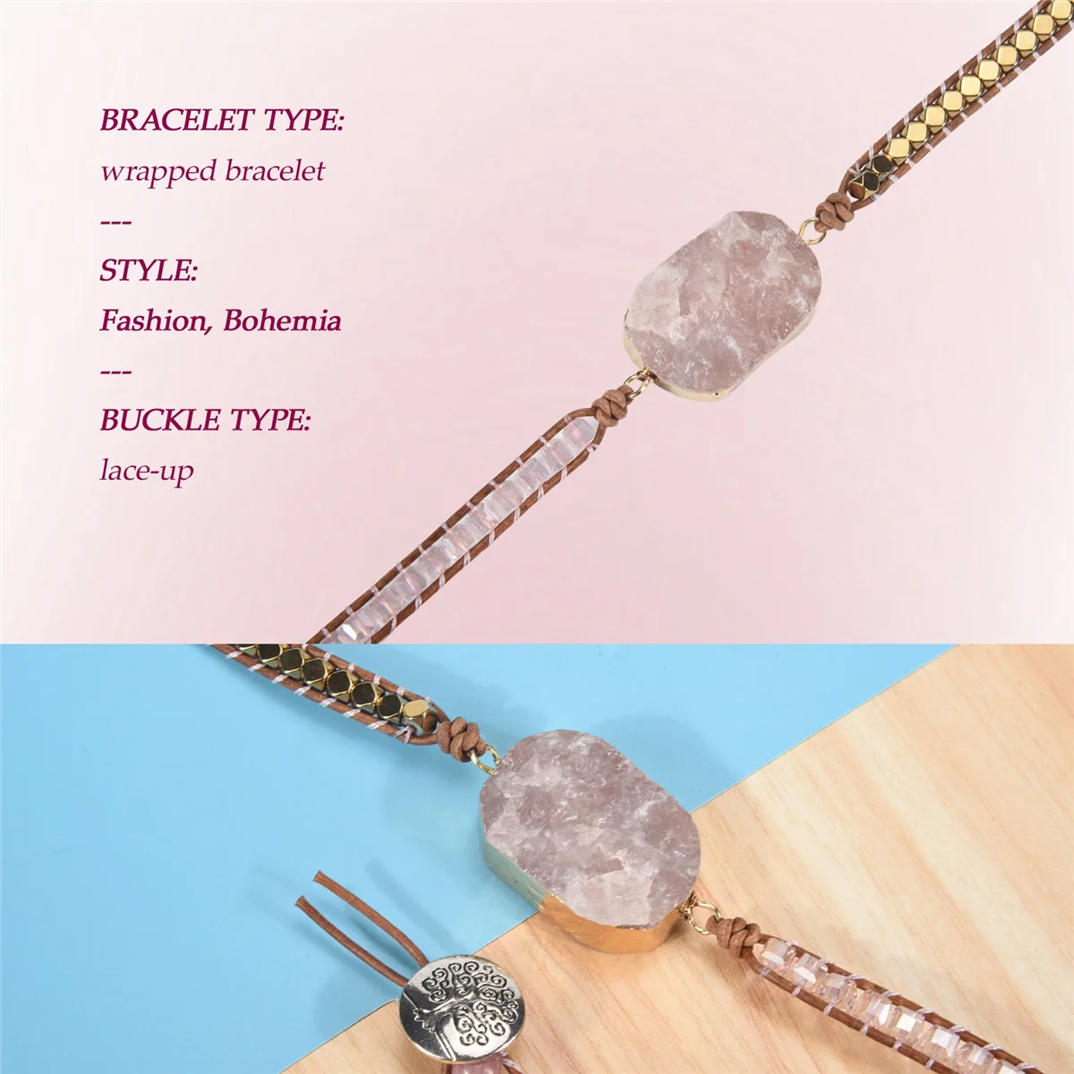 FZFZ браслет из натурального камня розовый кварц кожаные браслеты для женщин розовые драгоценные камни хрустальные бусины ювелирные изделия
FZFZ браслет из натурального камня розовый кварц кожаные браслеты для женщин розовые драгоценные камни хрустальные бусины ювелирные изделия