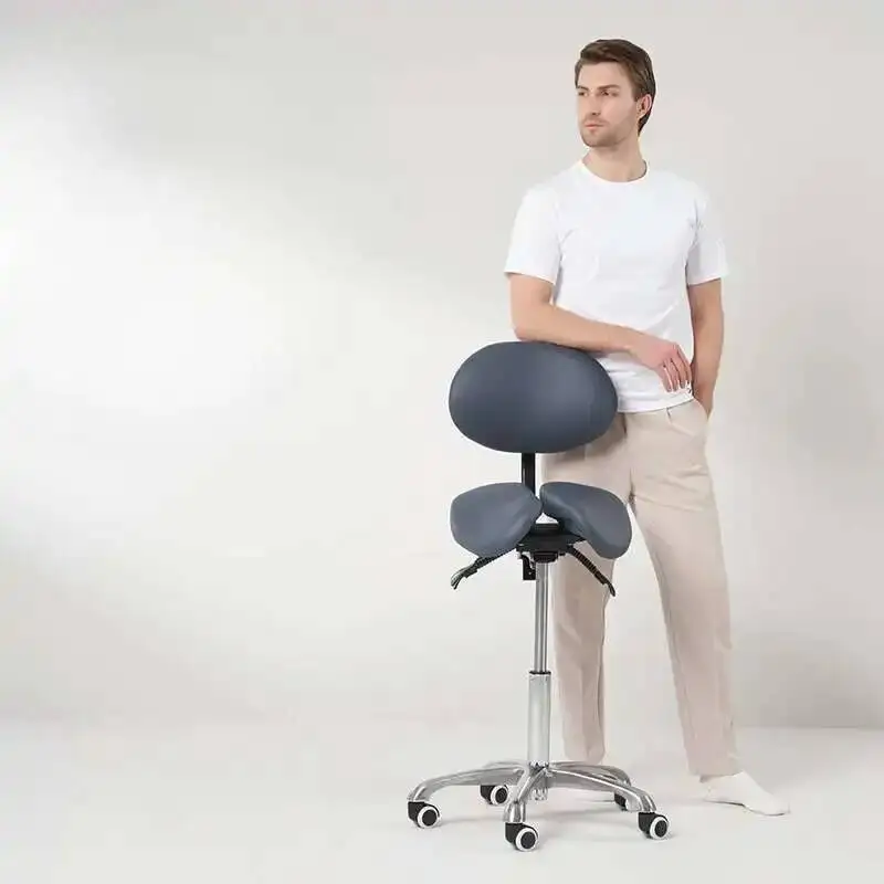 Ergonomic Hairdresser Adjustment Saddle Barber Chair Master Lifting Rotating Makeup Chair on Wheels Silla Salon Furniture AA 
Ergonomic Hairdresser Adjustment Saddle Barber Chair Master Lifting Rotating Makeup Chair on Wheels Silla Salon Furniture AA
