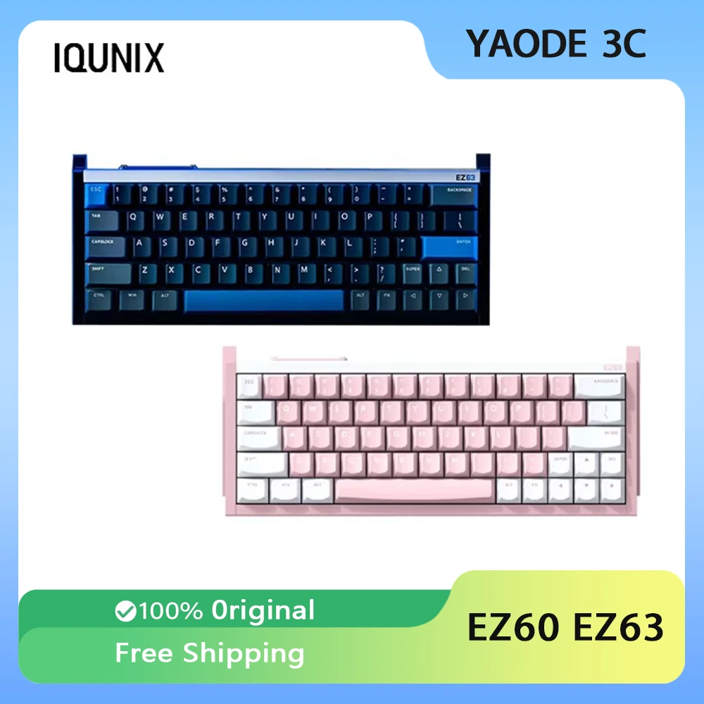 IQUNIX EZ63/EZ60 клавиатура с магнитной осью, проводная клавиатура из алюминиевого сплава, пользовательская игровая офисная клавиатура RGB, аксессуары для ПК
IQUNIX EZ63/EZ60 клавиатура с магнитной осью, проводная клавиатура из алюминиевого сплава, пользовательская игровая офисная клавиатура RGB, аксессуары для ПК