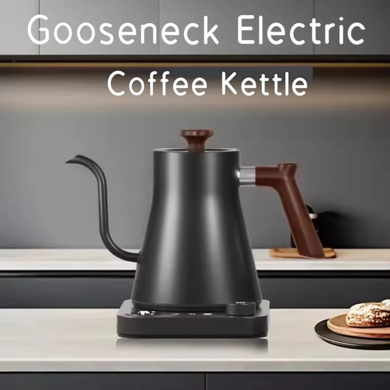 1200W Portable Gooseneck Kettle Water Boiler with Temperature Control LCD Display Auto Shut Off Pour Over Coffee Tea Kettle
1200W Portable Gooseneck Kettle Water Boiler with Temperature Control LCD Display Auto Shut Off Pour Over Coffee Tea Kettle