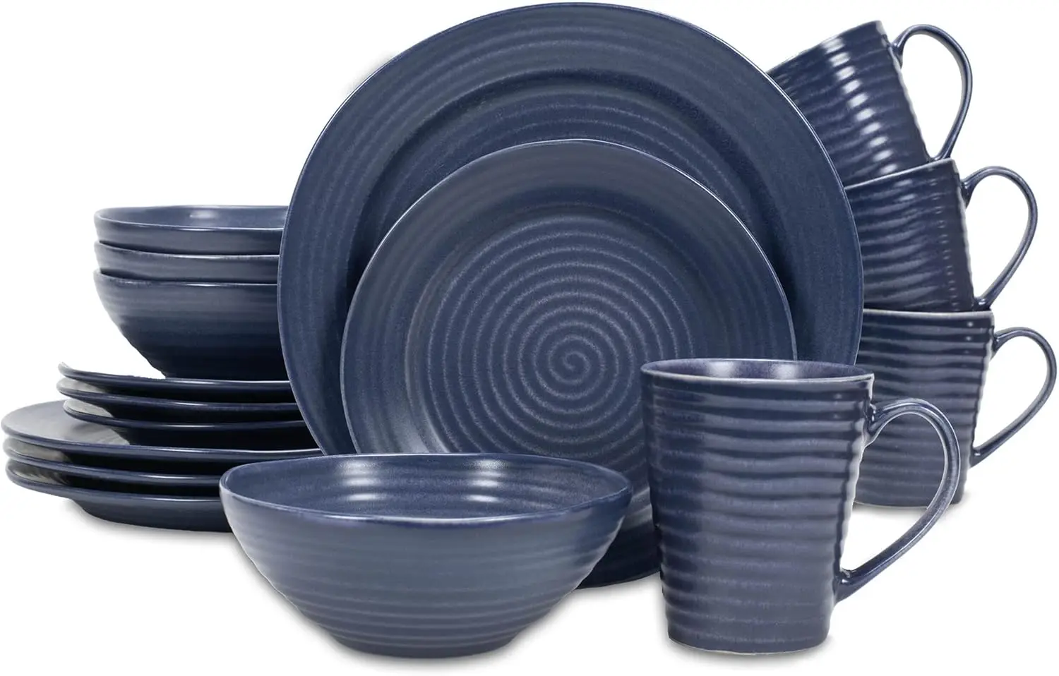 Charming Chic Ribbed Modern Thrown Pottery Look Ceramic Stoneware Plate Platter Mug & Bowl Kitchen Dish Dinnerware 16 Piece Set
Charming Chic Ribbed Modern Thrown Pottery Look Ceramic Stoneware Plate Platter Mug & Bowl Kitchen Dish Dinnerware 16 Piece Set