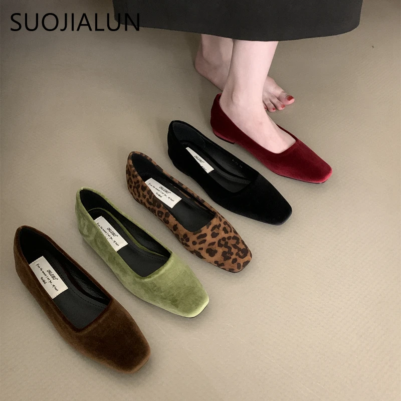 SUOJIALUN Autumn Women Flat Shoes Fashion Square Toe Sahllow Slip On Ballerinas Shoes Flat Heel Soft Sole Ladies Elegant Boat s
SUOJIALUN Autumn Women Flat Shoes Fashion Square Toe Sahllow Slip On Ballerinas Shoes Flat Heel Soft Sole Ladies Elegant Boat s