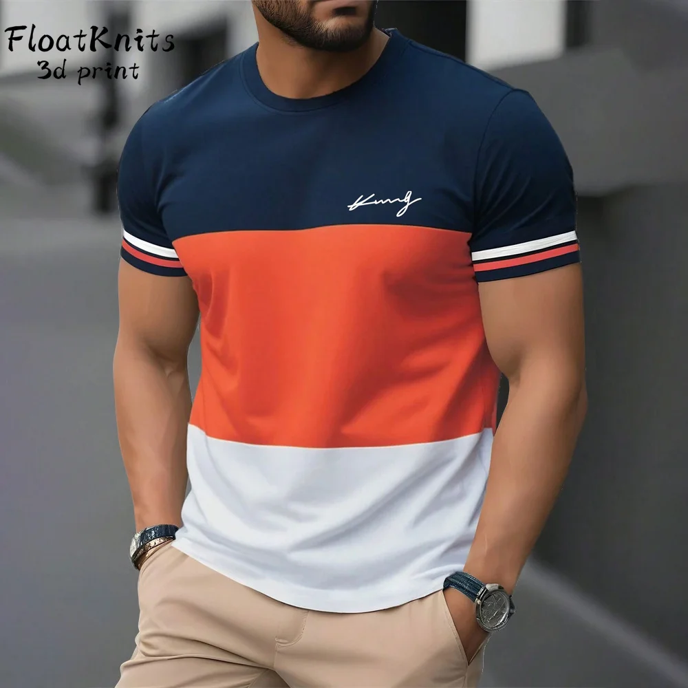 Simple Striped Printed T-Shirt Summer Fashion Short Sleeve Tee Casual Striped Graphic T Shirts Street Minimalist T Shirt Man Top
Simple Striped Printed T-Shirt Summer Fashion Short Sleeve Tee Casual Striped Graphic T Shirts Street Minimalist T Shirt Man Top
