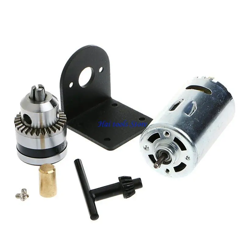 X37E New Hand Drill DIY Lathe Press 555 Motor for w/ 1/8" Chuck+ Mounting Bracket 12-
X37E New Hand Drill DIY Lathe Press 555 Motor for w/ 1/8" Chuck+ Mounting Bracket 12-
