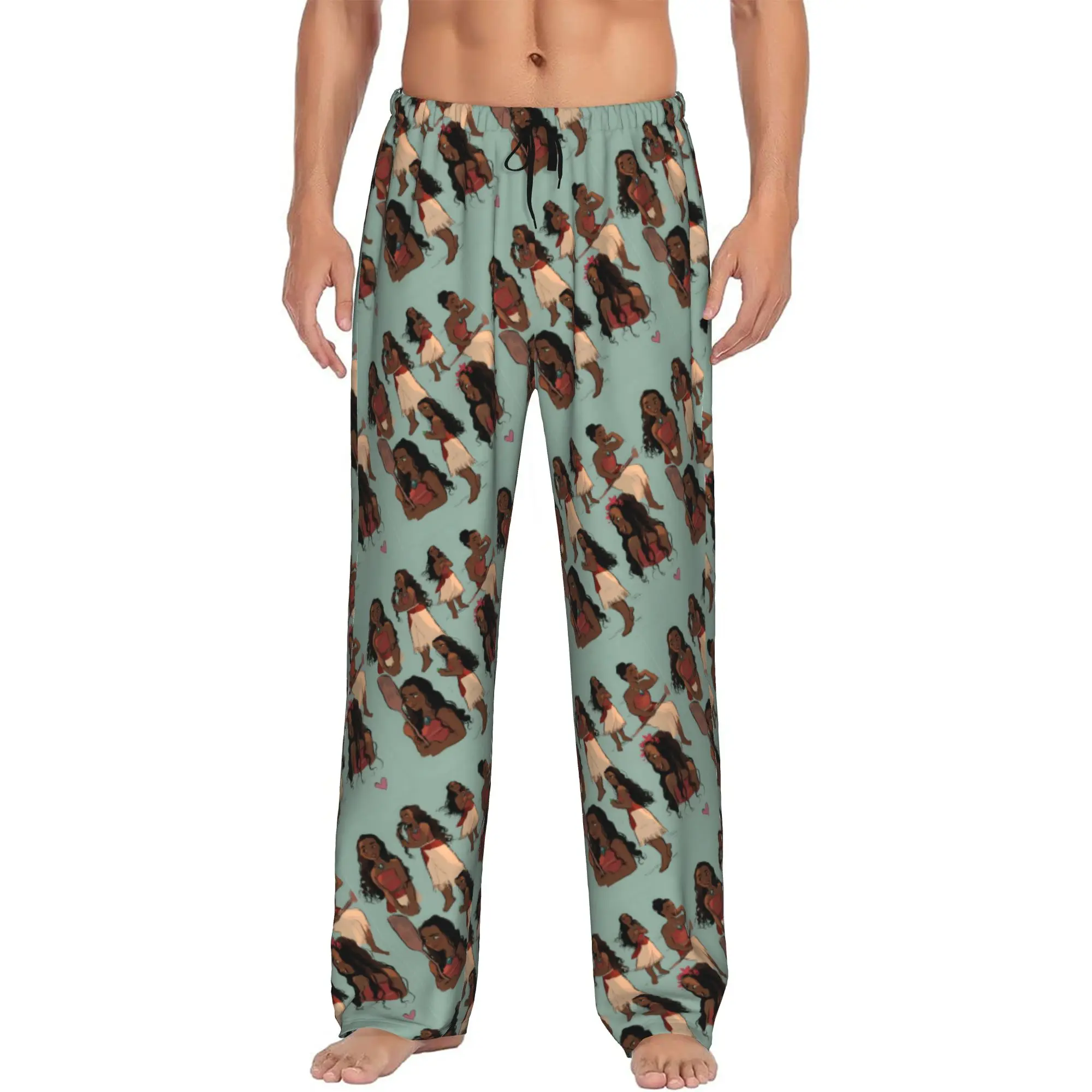 Custom Men's Moana Cartoon Pajama Pants Print Sleep Sleepwear Bottoms with Pockets
Custom Men's Moana Cartoon Pajama Pants Print Sleep Sleepwear Bottoms with Pockets