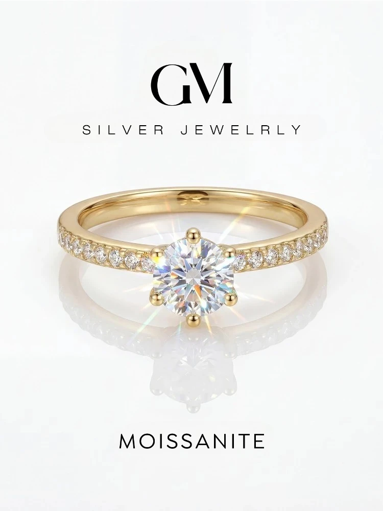 Gorgeous Classic 0.4ct Real Moissanite Diamond Ring for Women 925 Sterling Silver Daily Wear Party High Quality Fine Jewelry
Gorgeous Classic 0.4ct Real Moissanite Diamond Ring for Women 925 Sterling Silver Daily Wear Party High Quality Fine Jewelry