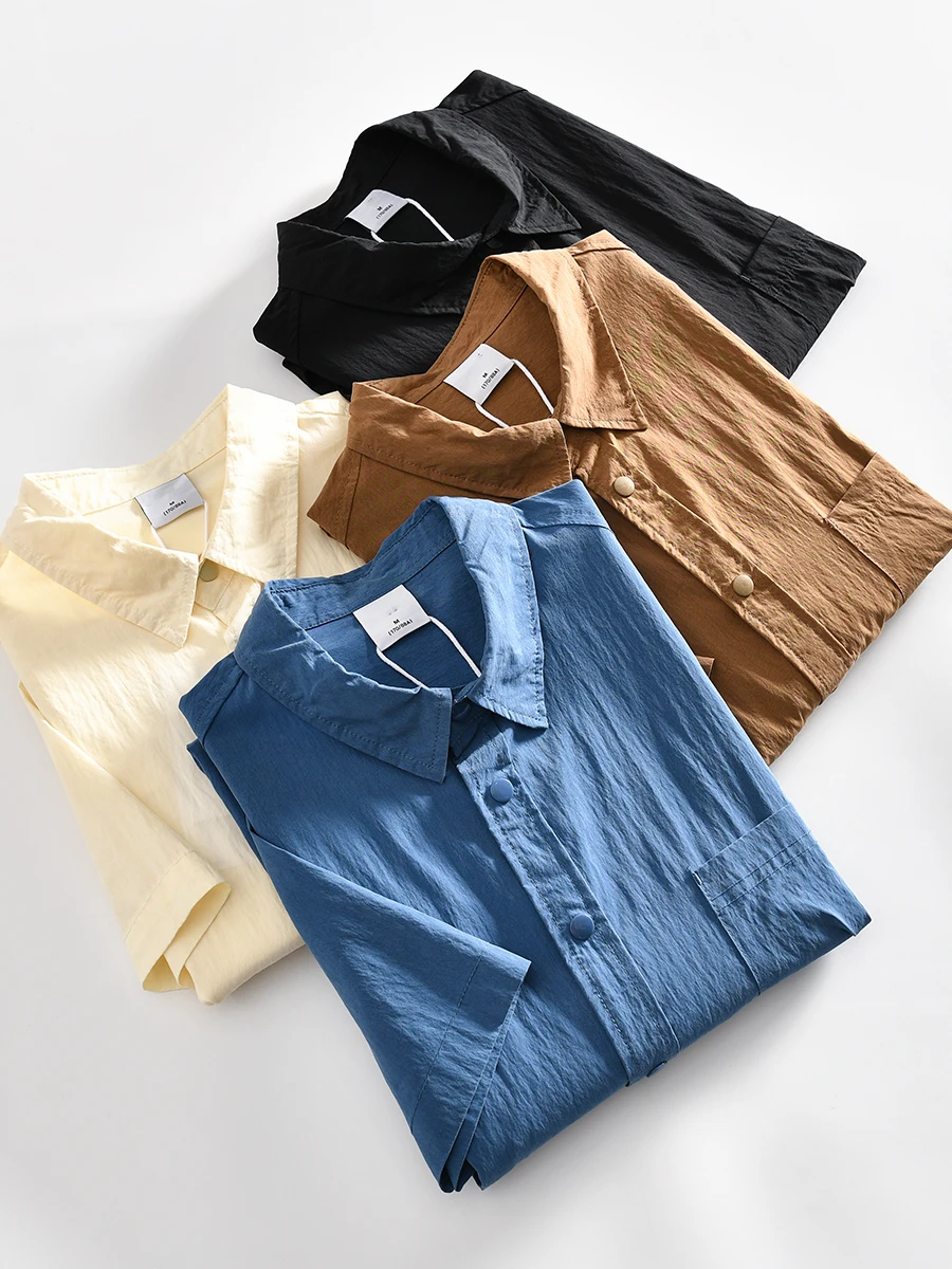 Cool Breathable Men's Summer Shirt Wide Fit Lyocell Blend Short Sleeve Casual Versatile Loose Style Standard Edition Youth Trend
Cool Breathable Men's Summer Shirt Wide Fit Lyocell Blend Short Sleeve Casual Versatile Loose Style Standard Edition Youth Trend