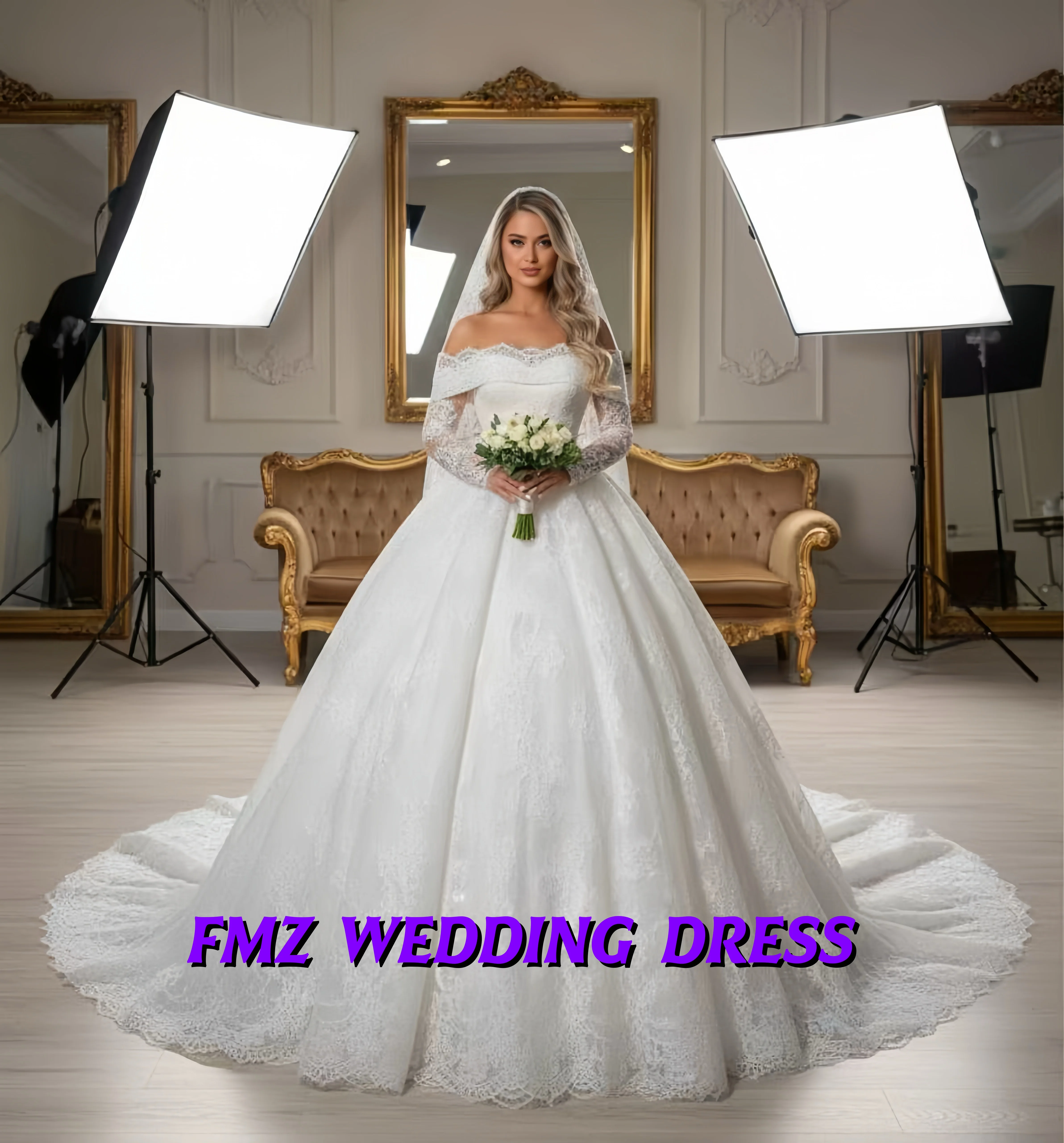 Customized elegant wedding dress strapless long sleeve Ball Gown lace robe de mariee wedding dress vestidos de novia
Customized elegant wedding dress strapless long sleeve Ball Gown lace robe de mariee wedding dress vestidos de novia