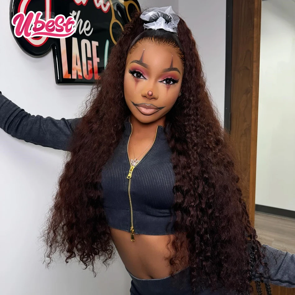 Wine Red Colored 100% Human Hair Deep Wave Curly 13x6 13x4 Lace Front Wigs PrePlucked Brazilian 5X5 Lace Closure Wigs For Women
Wine Red Colored 100% Human Hair Deep Wave Curly 13x6 13x4 Lace Front Wigs PrePlucked Brazilian 5X5 Lace Closure Wigs For Women
