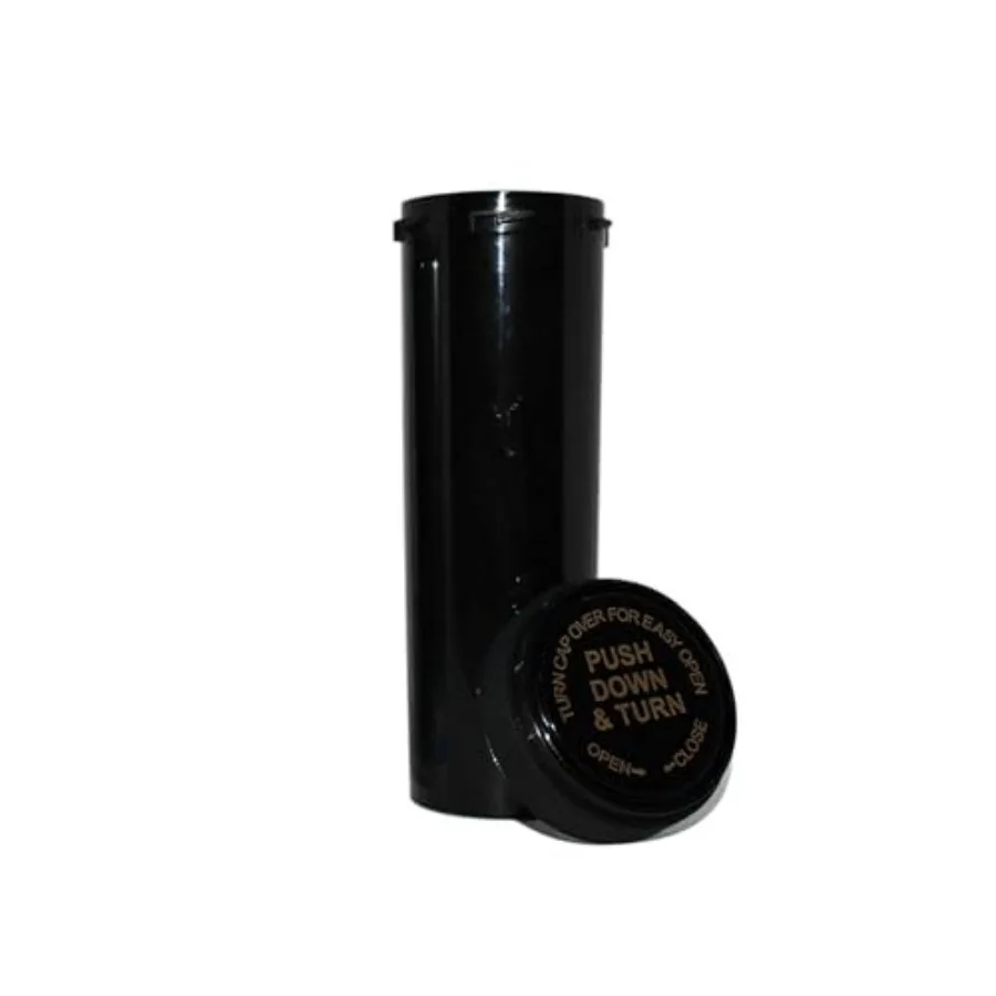 75 Black 60 Dram Reversible Cap - Airtight Smell Proof Vials - Plastic Medical Grade Prescription Bottles for Pills Herbs Flowe
75 Black 60 Dram Reversible Cap - Airtight Smell Proof Vials - Plastic Medical Grade Prescription Bottles for Pills Herbs Flowe